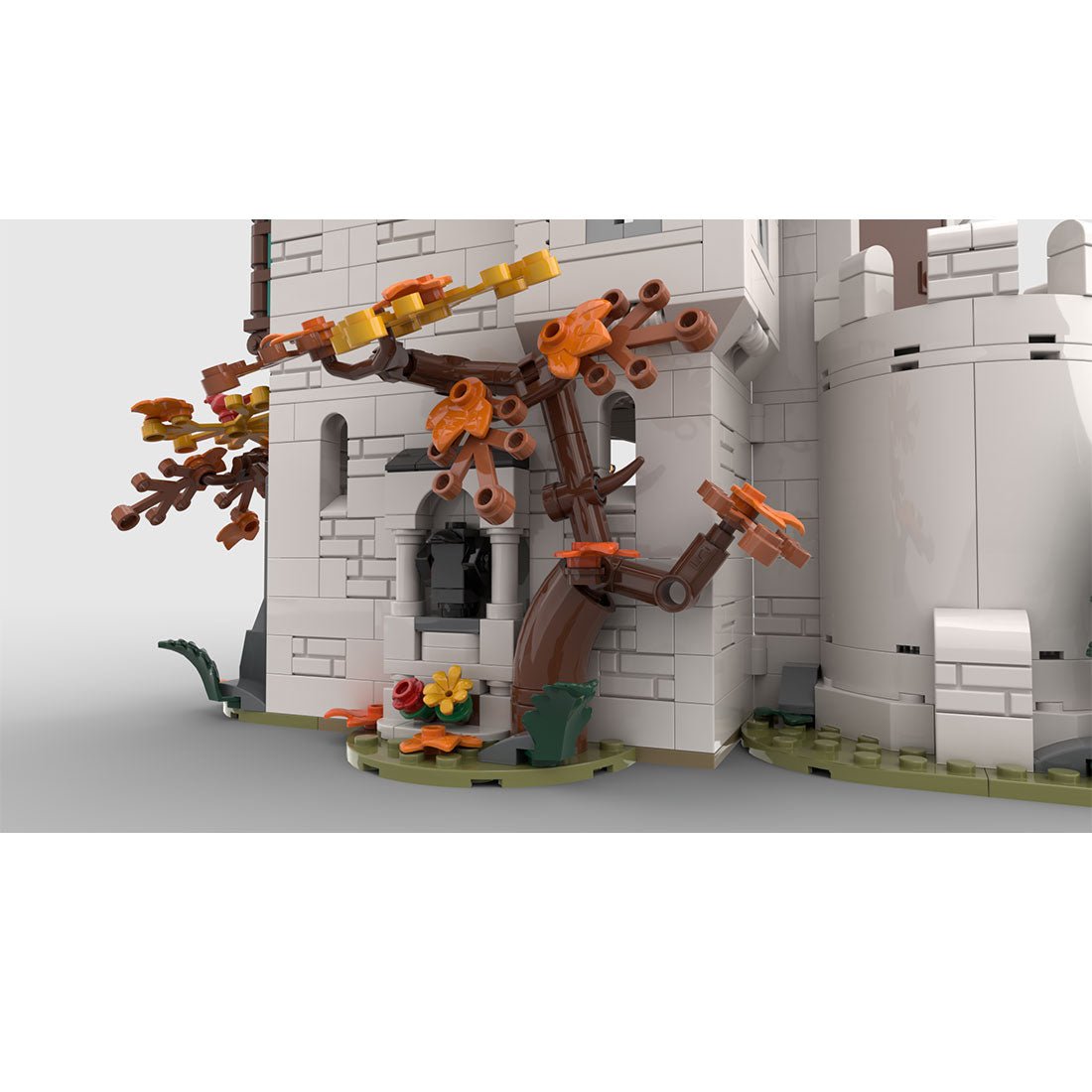 MOC - 189672 White tower Klemmbausteine - LesDiy - Klemmbausteine