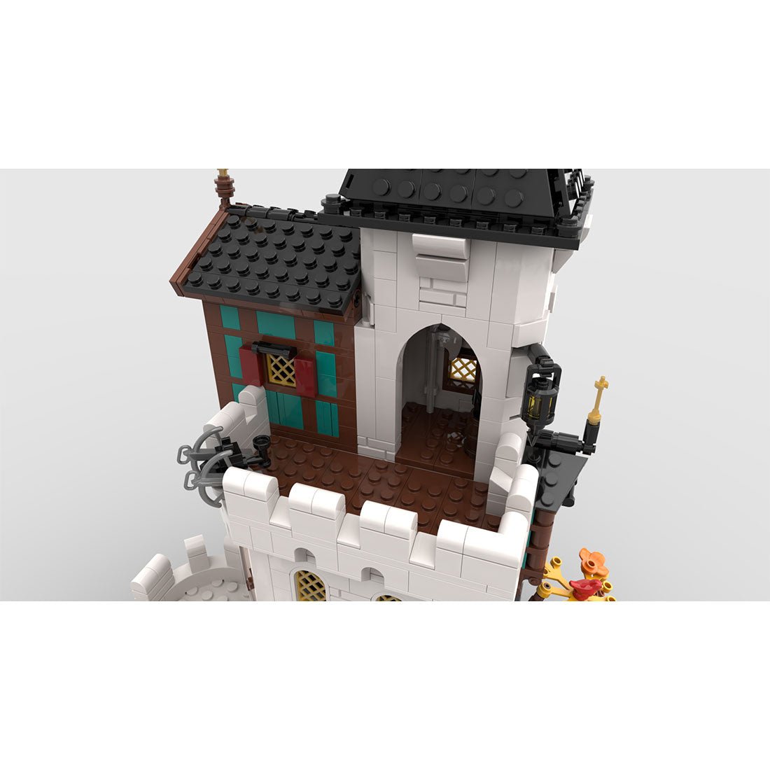 MOC - 189672 White tower Klemmbausteine - LesDiy - Klemmbausteine