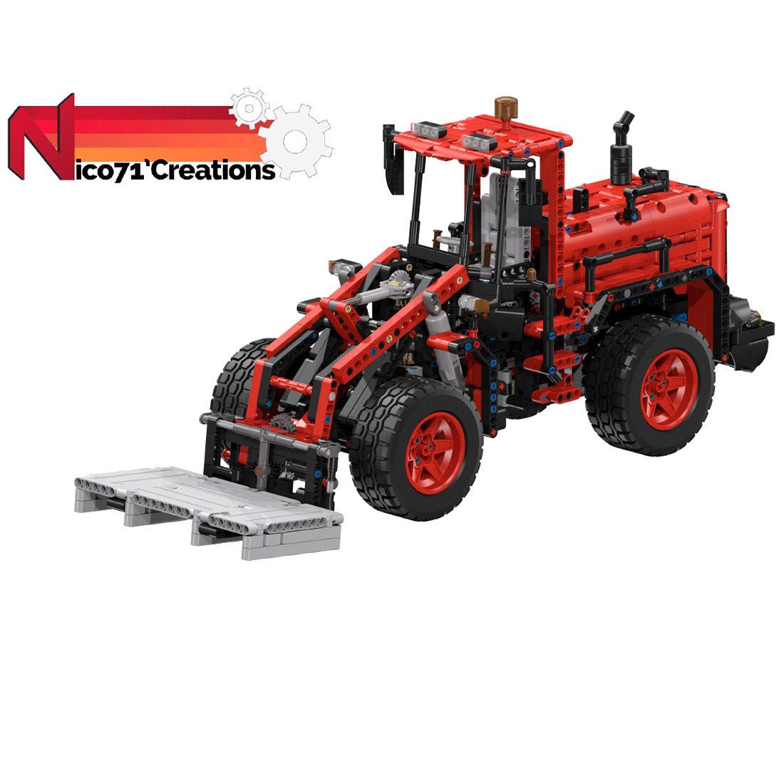 MOC - 18978 42082 Model C Wheel Loader Klemmbausteine - LesDiy - Klemmbausteine