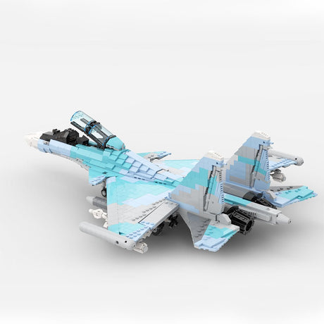 MOC - 190101 Su - 30 Klemmbausteine - LesDiy - Klemmbausteine