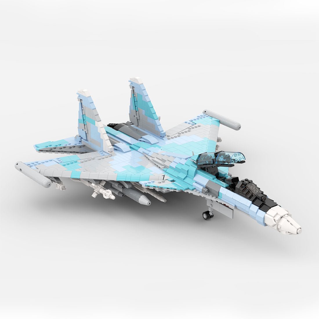 MOC - 190101 Su - 30 Klemmbausteine - LesDiy - Klemmbausteine