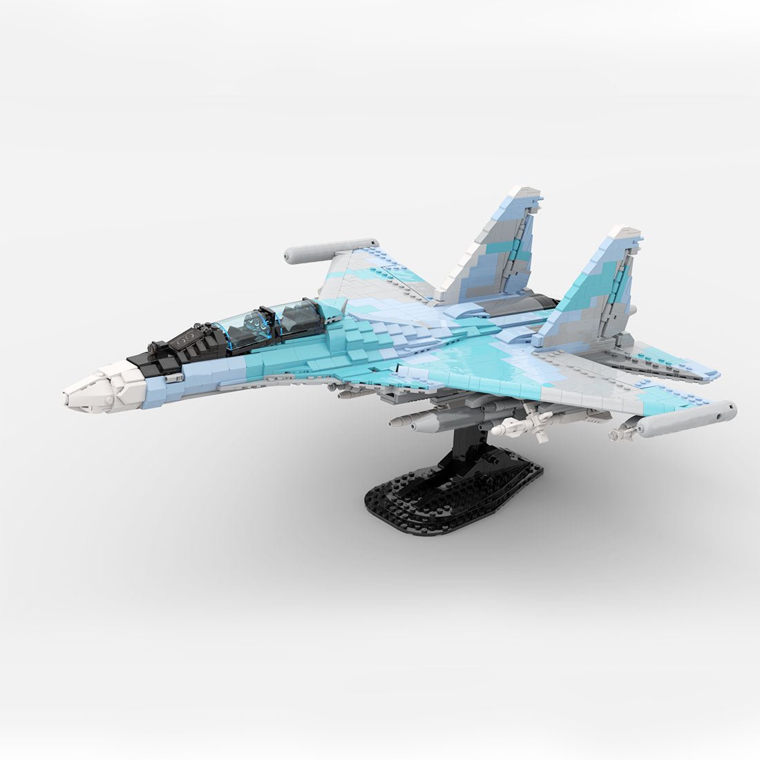 MOC - 190101 Su - 30 Klemmbausteine - LesDiy - Klemmbausteine