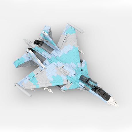 MOC - 190101 Su - 30 Klemmbausteine - LesDiy - Klemmbausteine