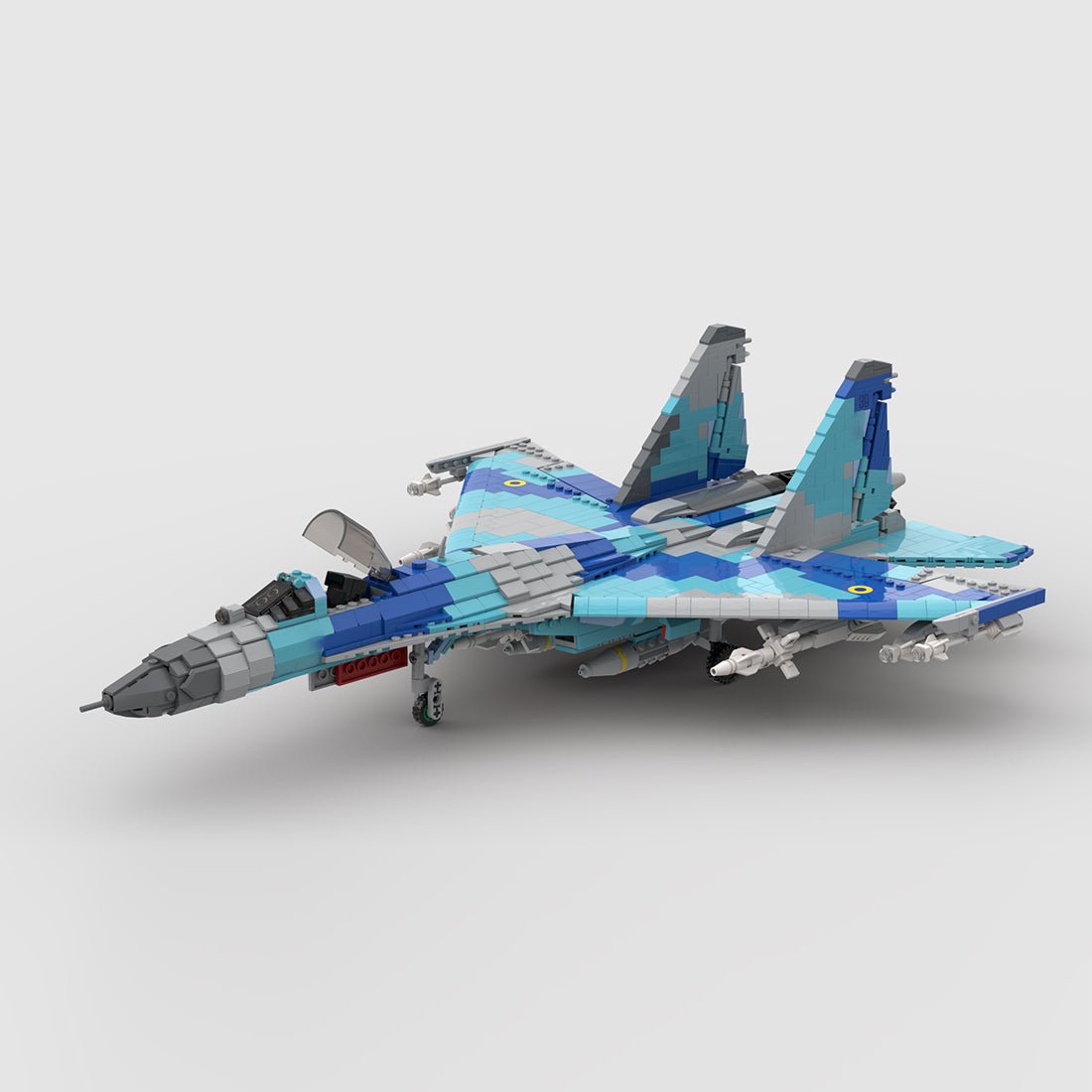 MOC - 190642 Ukrainian Su - 27 Klemmbausteine - LesDiy - Klemmbausteine