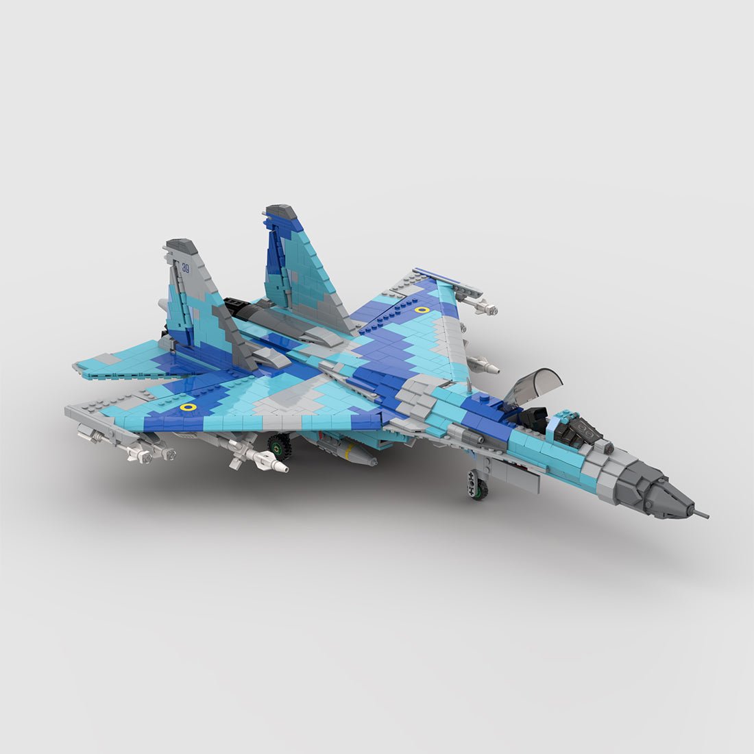 MOC - 190642 Ukrainian Su - 27 Klemmbausteine - LesDiy - Klemmbausteine