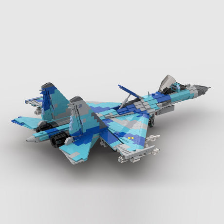 MOC - 190642 Ukrainian Su - 27 Klemmbausteine - LesDiy - Klemmbausteine