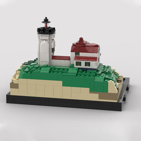 MOC - 191211 Cape Neddick Lighthouse (Nubble Light) Klemmbausteine - LesDiy - Klemmbausteine