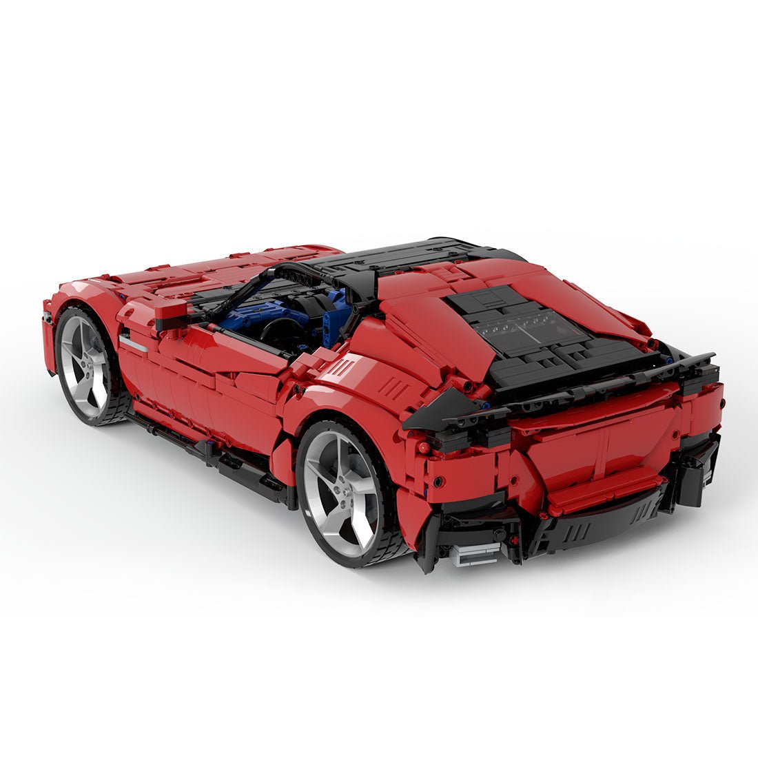 MOC - 191495 Ferrari 12Cilindri - 1:8 - 42143 B Model Klemmbausteine - LesDiy - Klemmbausteine