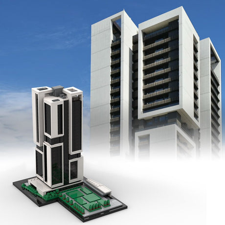 MOC - 192384 Hehui Cloud Gate, Taoyuan, Taiwan Klemmbausteine - LesDiy - Klemmbausteine