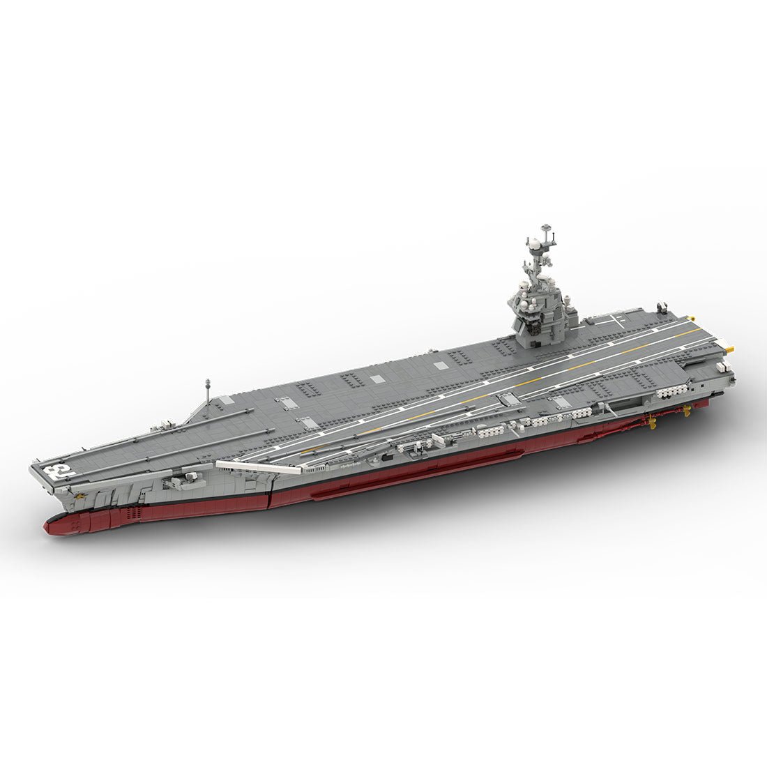 MOC - 192566 CVN - 78 Gerald R. Ford | Aircraft Carrier - 1:300 Scale klemmbausteine - LesDiy - Klemmbausteine