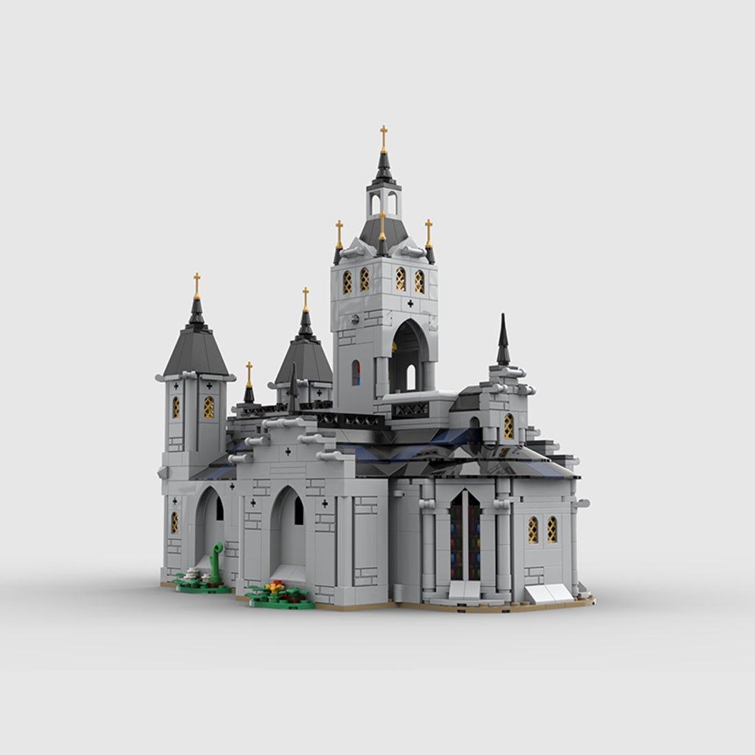 MOC - 192638 Medieval Church Klemmbausteine - LesDiy - Klemmbausteine