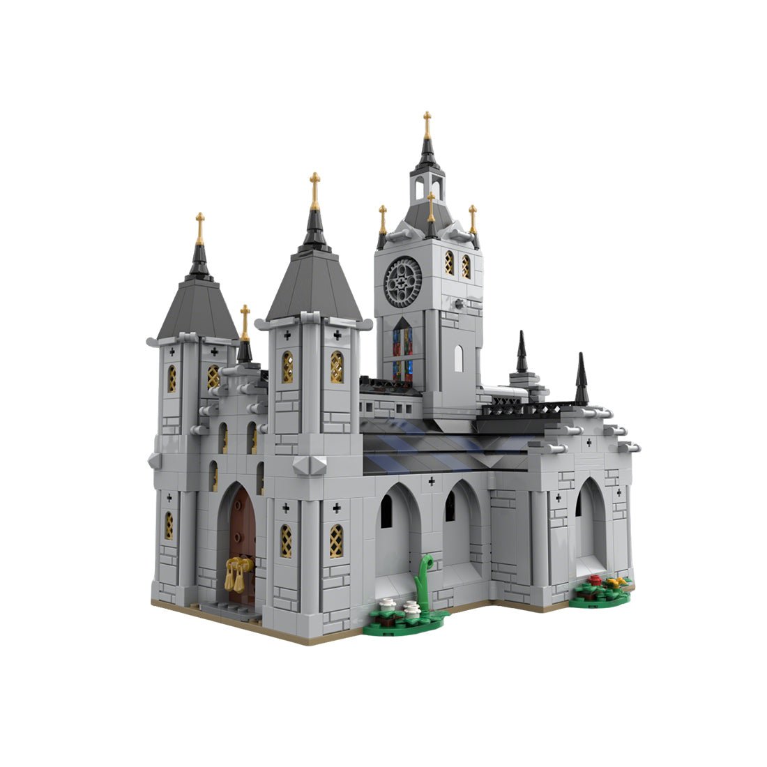 MOC - 192638 Medieval Church Klemmbausteine - LesDiy - Klemmbausteine