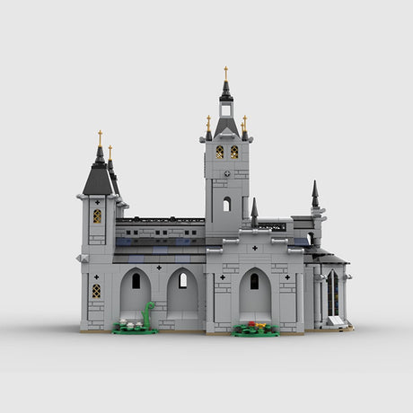 MOC - 192638 Medieval Church Klemmbausteine - LesDiy - Klemmbausteine