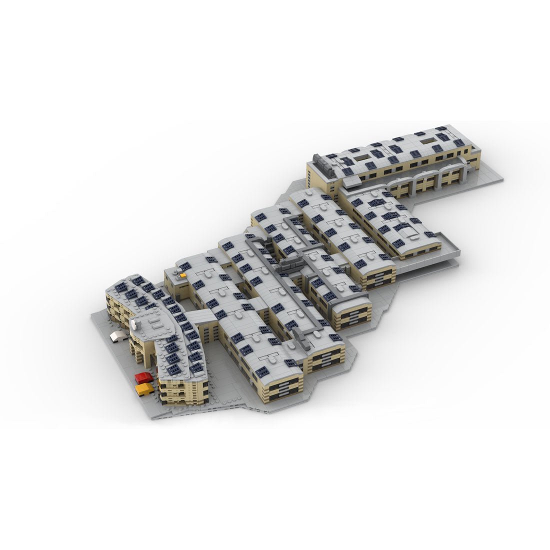 MOC - 193030 Microscale Germany Factory Complex Klemmbausteine - LesDiy - Klemmbausteine