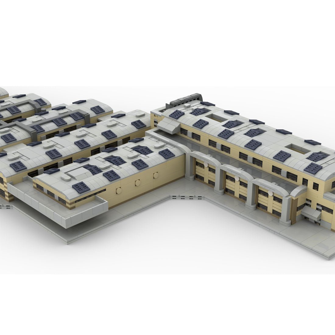 MOC - 193030 Microscale Germany Factory Complex Klemmbausteine - LesDiy - Klemmbausteine