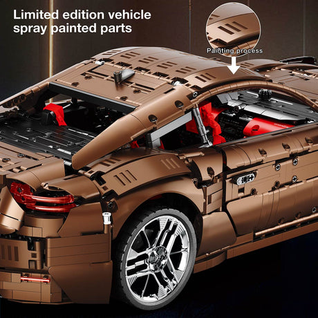 MOC - 193085 1/8 Scale Maserati (Dynamic Version/Bronze) Klemmbausteine - LesDiy - Klemmbausteine