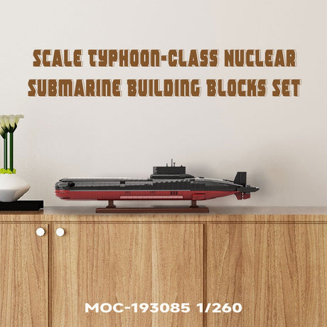 MOC - 193085 Typhoon Class Submarine klemmbausteine - LesDiy - Klemmbausteine