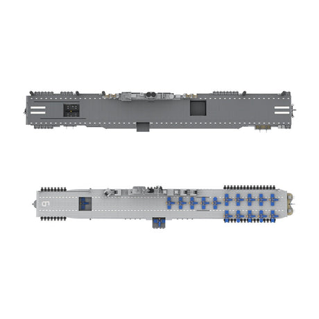 MOC - 193317 USS Intrepid (CV - 11) Klemmbausteine - LesDiy - Klemmbausteine