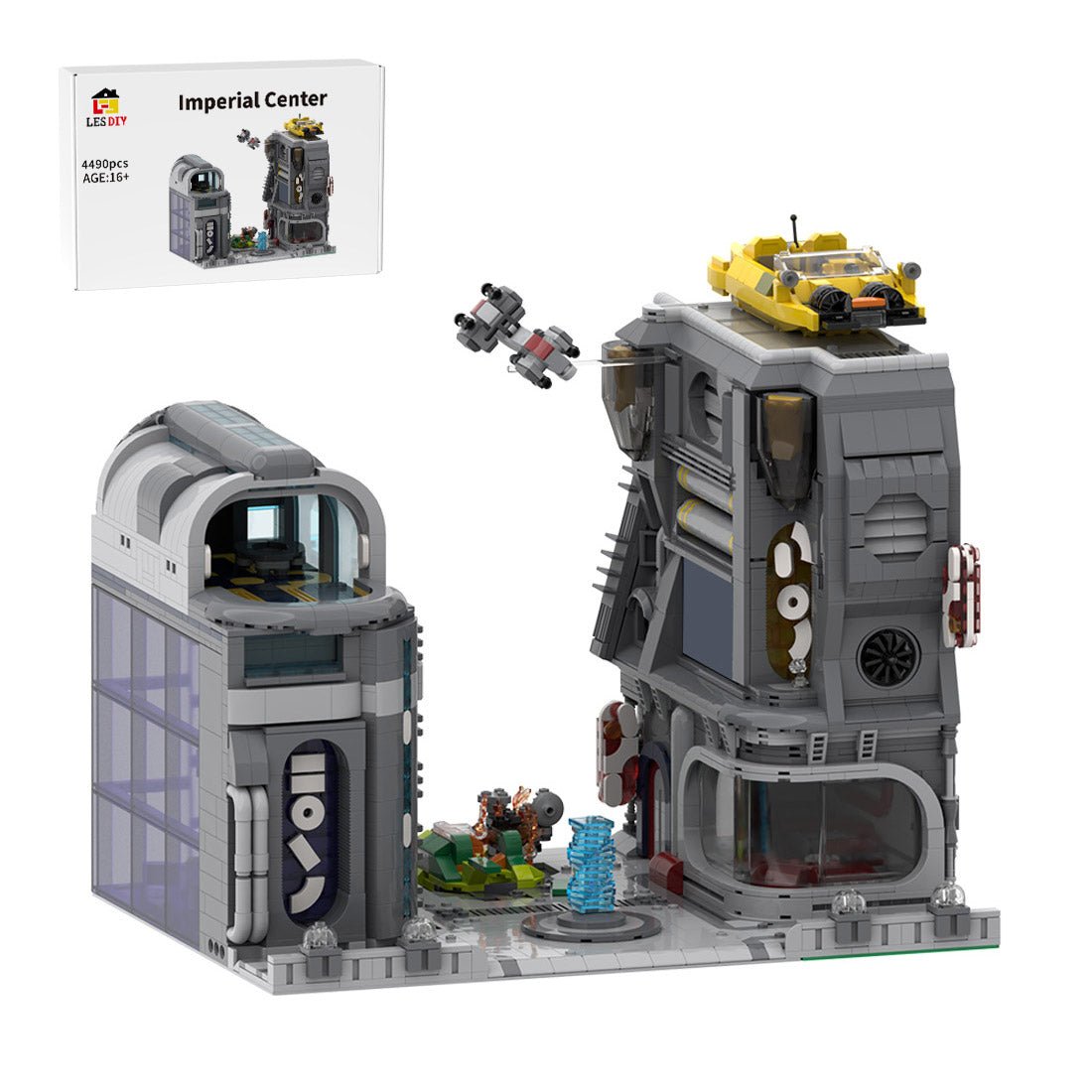 MOC - 193365 Coruscant Uscru Entertainment District Modular Klemmbausteine - LesDiy - Klemmbausteine