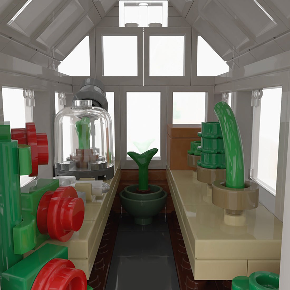 MOC - 194436 Victorian Greenhouse Klemmbausteine - LesDiy - Klemmbausteine