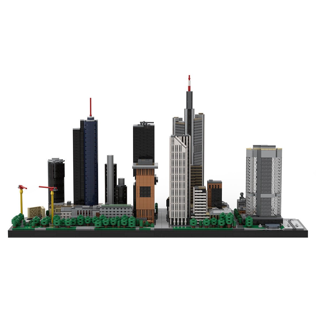 MOC - 194842 Frankfurt Neue Mainzer Straße skyscrapers part 1 and part 2 Klemmbausteine - LesDiy - Klemmbausteine