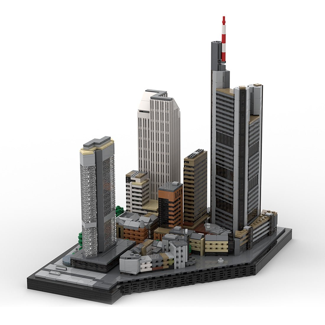MOC - 194842 Frankfurt Neue Mainzer Straße skyscrapers part 2 Klemmbausteine - LesDiy - Klemmbausteine