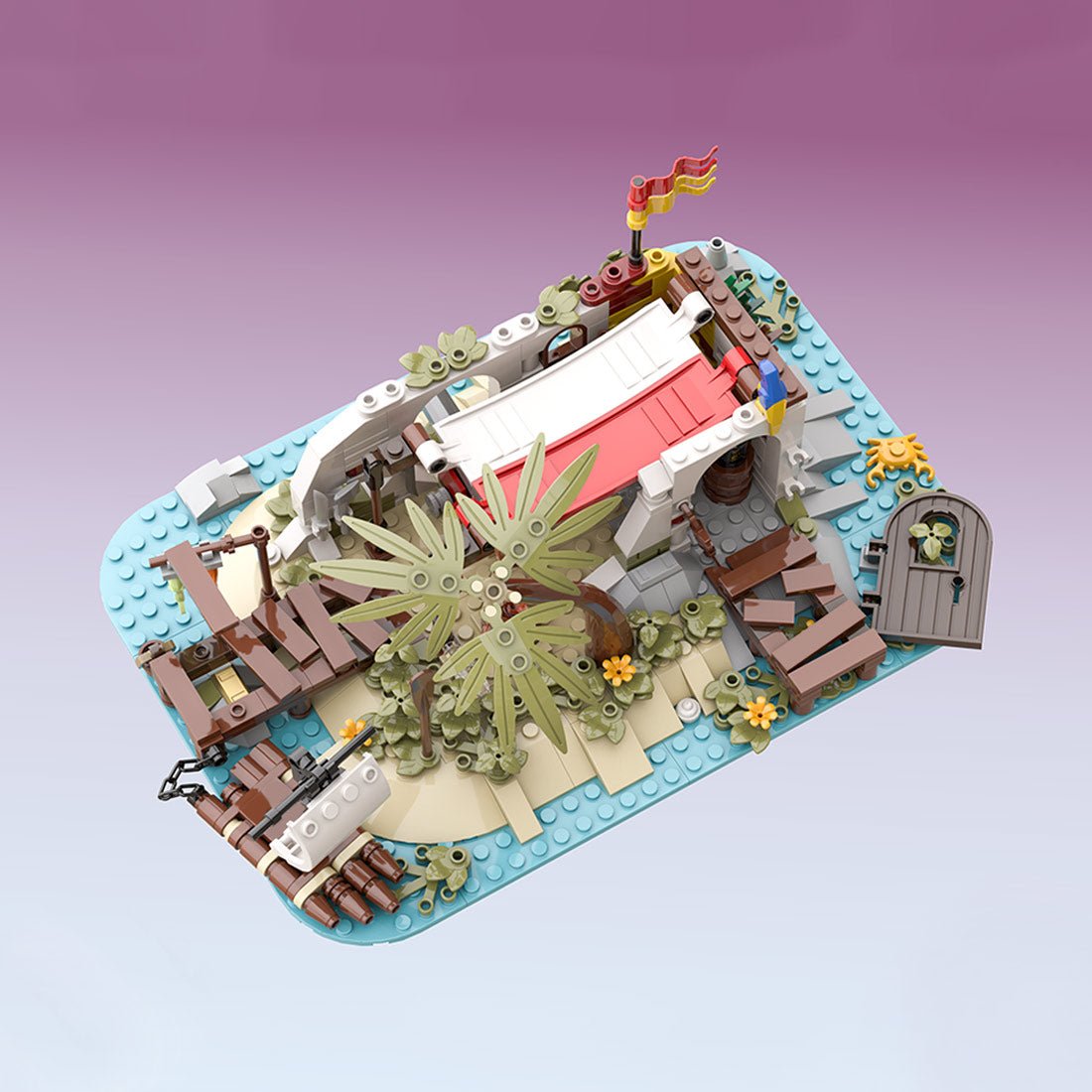 MOC - 195318 Steve's Hideout Klemmbausteine - LesDiy - Klemmbausteine