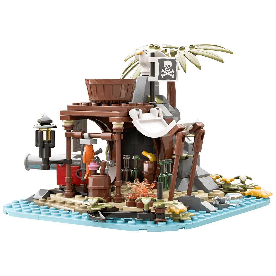 MOC - 195694 Shipwreck Island Klemmbausteine - LesDiy - Klemmbausteine