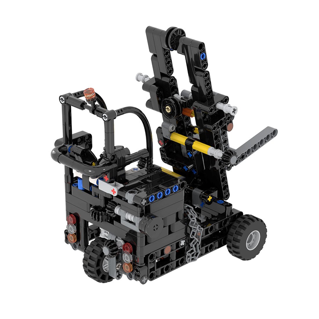 MOC - 195772 Moffett Forklift Klemmbausteine - LesDiy - Klemmbausteine