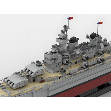 MOC - 196414 U.S Missouri BB - 63 klemmbausteine - LesDiy - Klemmbausteine