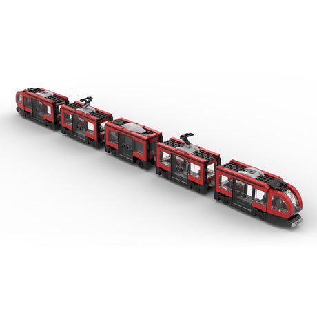 MOC - 198092 60423 Downtown tram Klemmbausteine - LesDiy - Klemmbausteine