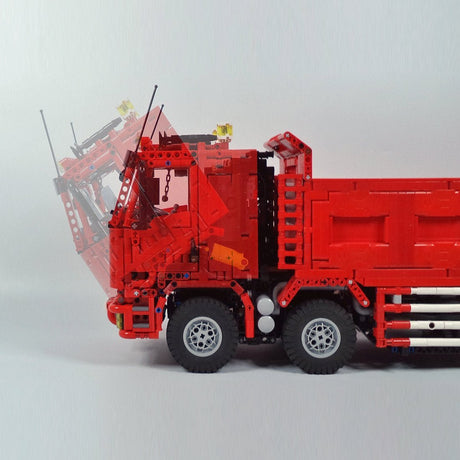 MOC - 198225 Technic RC Pneumatic Dump Truck (2.4GHz) Klemmbausteine - LesDiy - Klemmbausteine