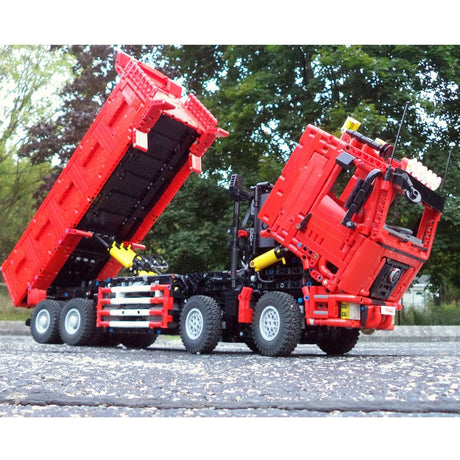 MOC - 198225 Technic RC Pneumatic Dump Truck (2.4GHz) Klemmbausteine - LesDiy - Klemmbausteine