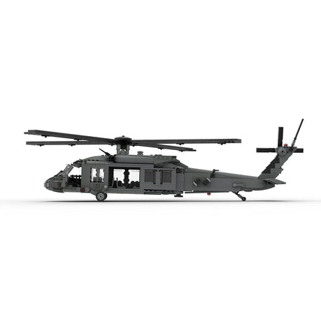 MOC - 198409 Sikorsky | UH - 60 BLACK HAWK - 1:35 Klemmbausteine - LesDiy - Klemmbausteine