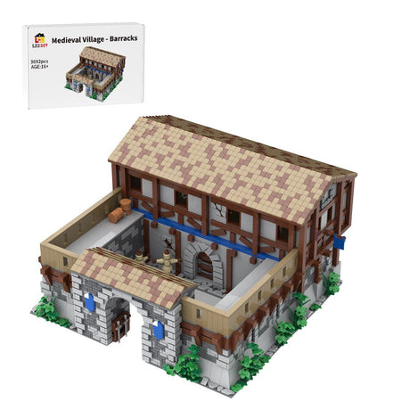 MOC - 198750 Age of Empires - Barracks (Western European) Klemmbausteine - LesDiy - Klemmbausteine