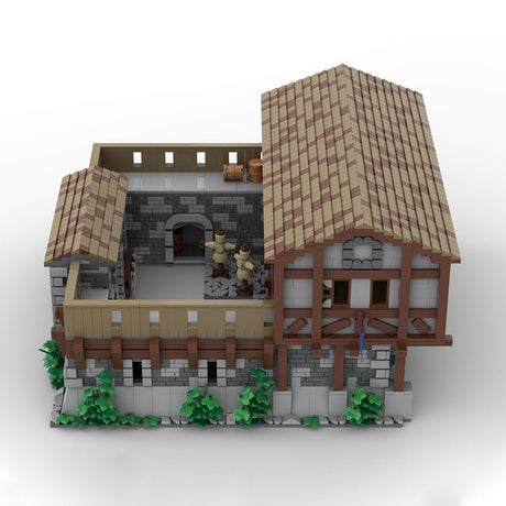 MOC - 198750 Age of Empires - Barracks (Western European) Klemmbausteine - LesDiy - Klemmbausteine