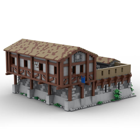 MOC - 198750 Age of Empires - Barracks (Western European) Klemmbausteine - LesDiy - Klemmbausteine