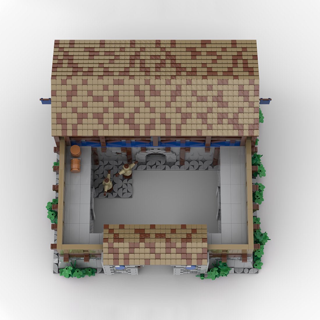 MOC - 198750 Age of Empires - Barracks (Western European) Klemmbausteine - LesDiy - Klemmbausteine