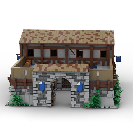 MOC - 198750 Age of Empires - Barracks (Western European) Klemmbausteine - LesDiy - Klemmbausteine