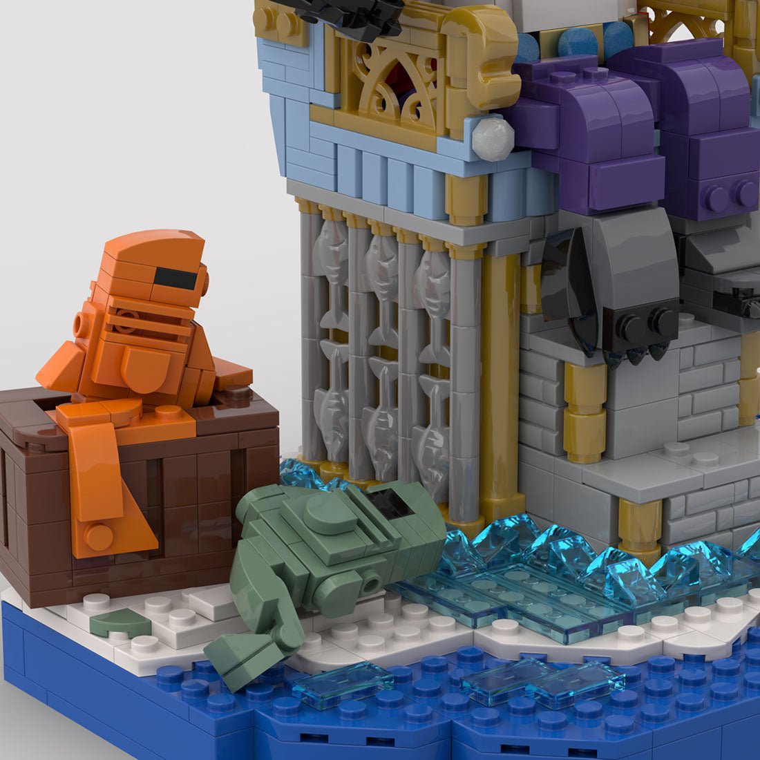 MOC - 199230 The King Penguin (King Collection part 1/3) Klemmbausteine - LesDiy - Klemmbausteine