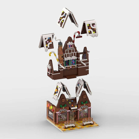 MOC - 199764 Winter village pastry shop Klemmbausteine - LesDiy - Klemmbausteine