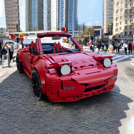 MOC - 199862 1/8 Scale Mazda MX5 Miata (NA) manual Klemmbausteine - LesDiy - Klemmbausteine