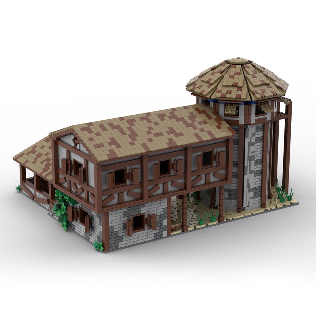 MOC - 200427 Age of Empires - Archery Range Klemmbausteine (Western European) - LesDiy - Klemmbausteine