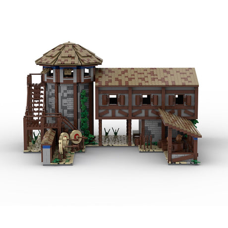 MOC - 200427 Age of Empires - Archery Range Klemmbausteine (Western European) - LesDiy - Klemmbausteine