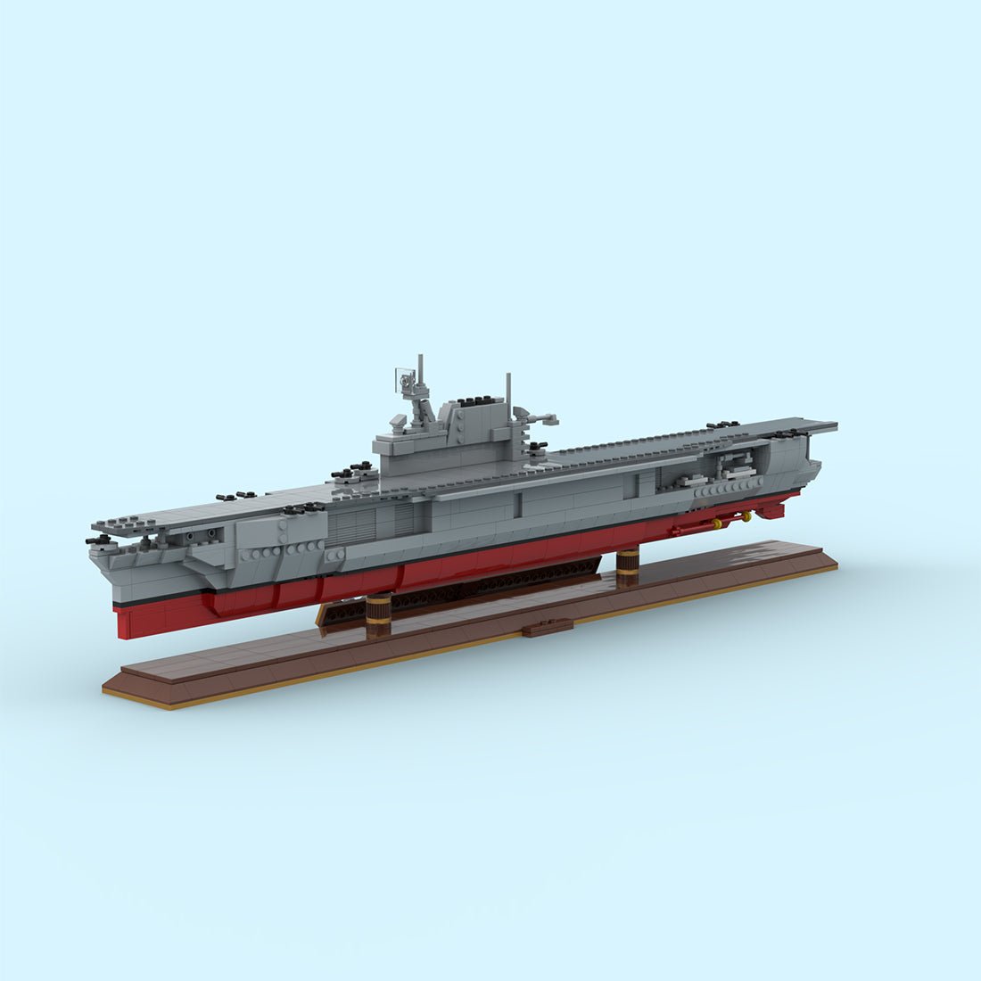 MOC - 200533 USS Enterprise CV - 6 Klemmbausteine - LesDiy - Klemmbausteine