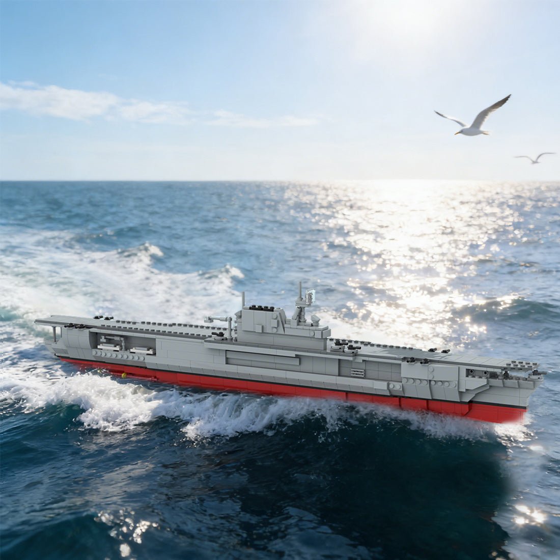 MOC - 200533 USS Enterprise CV - 6 Klemmbausteine - LesDiy - Klemmbausteine