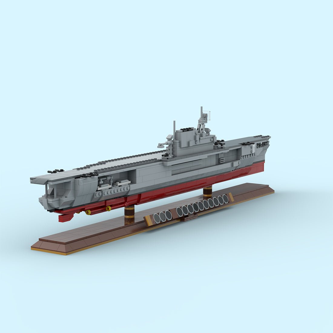 MOC - 200533 USS Enterprise CV - 6 Klemmbausteine - LesDiy - Klemmbausteine