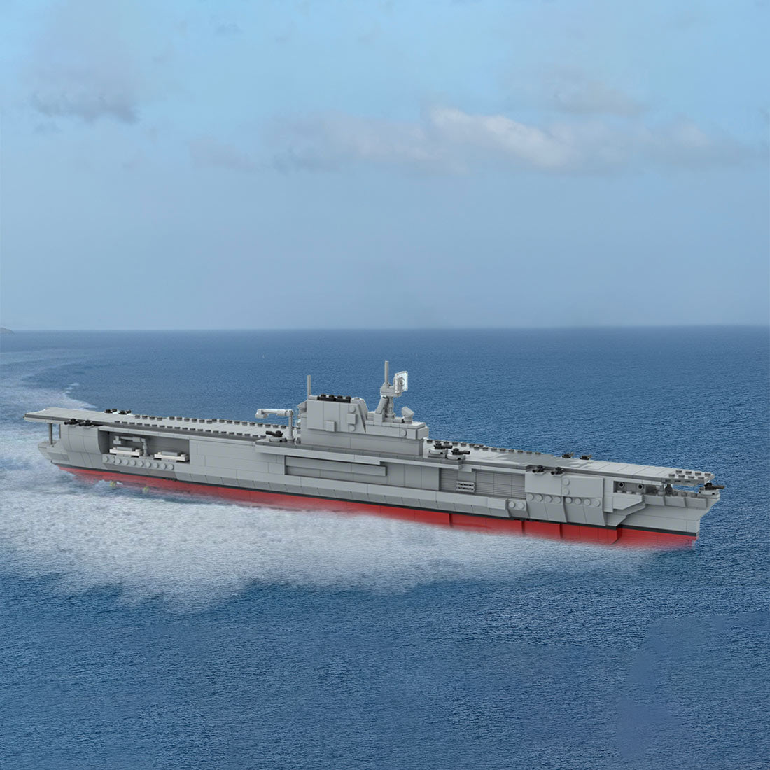 MOC - 200533 USS Enterprise CV - 6 Klemmbausteine - LesDiy - Klemmbausteine