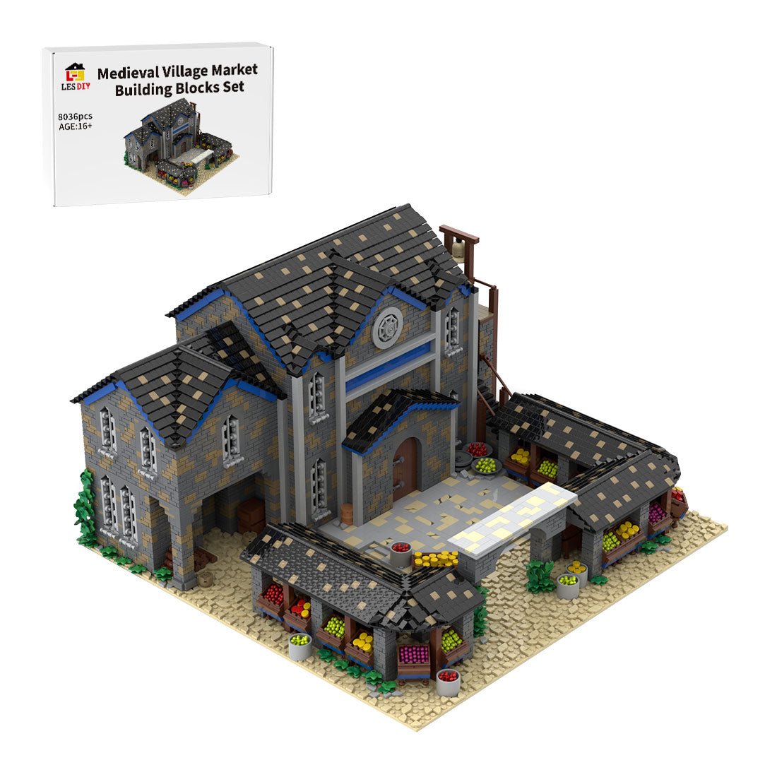 MOC - 201061 Age of Empires - Market (Western European) Klemmbausteine - LesDiy - Klemmbausteine