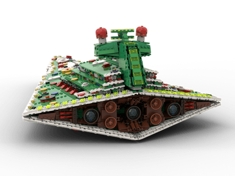 MOC - 201504 SW UCS Imperial Destroyer Christmas Mode Klemmbausteine - LesDiy - Klemmbausteine